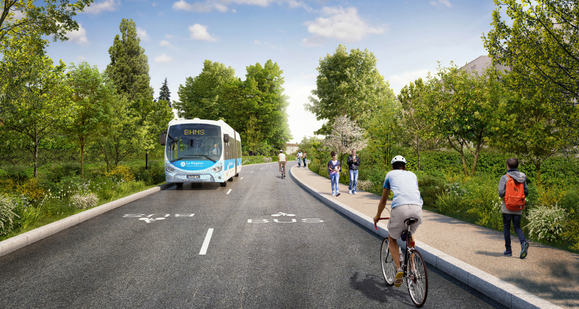 Image d'illustration pour : Ligne BHNS Trévoux-Lyon