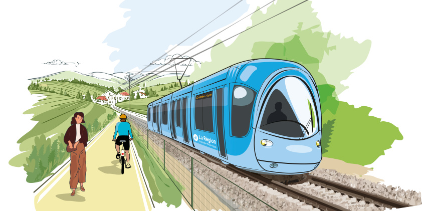 Image d'illustration pour : Liaison Crémieu –  Lyon par Meyzieu