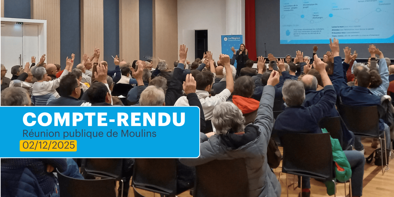 Image d'illustration pour : Compte-rendu de la réunion publique de Moulins